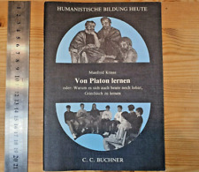 Von Platon lernen, M. Kraus, 1993, Griechisch lernen, Humanismus, Rarität