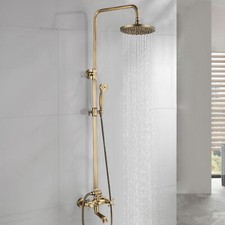 Antikes Messing Duscharmatur