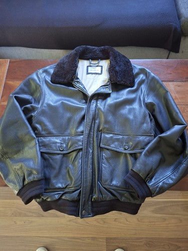 Bomberjacke leder vintage hein - bomberjacke,