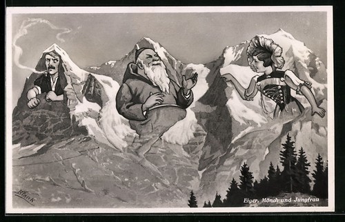 Berge eiger mönch und - berge,