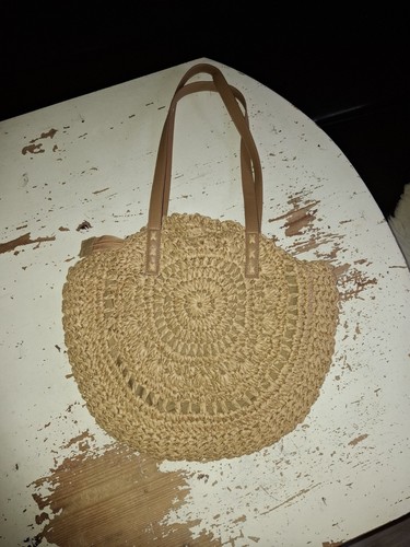 Strandtasche aus bast - strandtasche,
