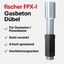 Fischer fpx gasbeton dübel - gasbeton,