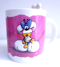 Diddl kaffee tasse mit - mit, figur