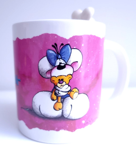 Diddl kaffee tasse mit figur - diddl,