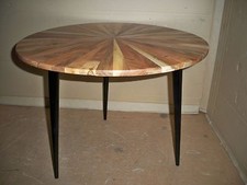 Beistelltisch Couchtisch WOODLAND Akazie  Metall+ Massivholz  Gutmann Factory A