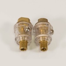 Druckluft Öler 1/4"Zoll 2er Set Leitungsöler Druckluftöler Mini Ölnebler Zubehör
