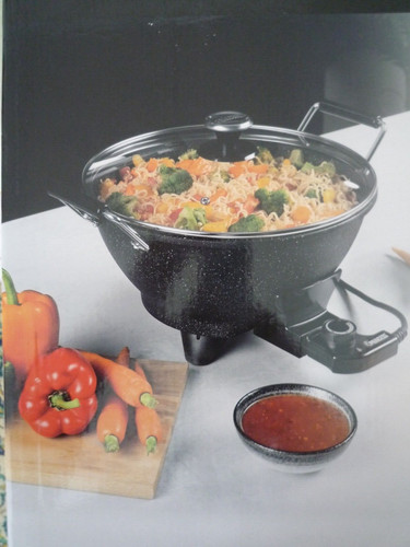 Elektrischer wok - wok, /