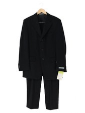 GREIFF Herren Anzug Gr. 102/XL Schwarz Business Klassisch Elegant