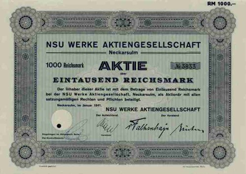 Nsu werke neckarsulm - neckarsulm, januar