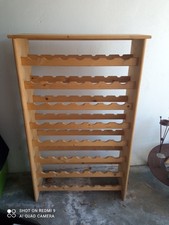 Weinregal Wandregal Holz (Kiefer) 56 Flaschen Weinregal Weinflaschenhalter