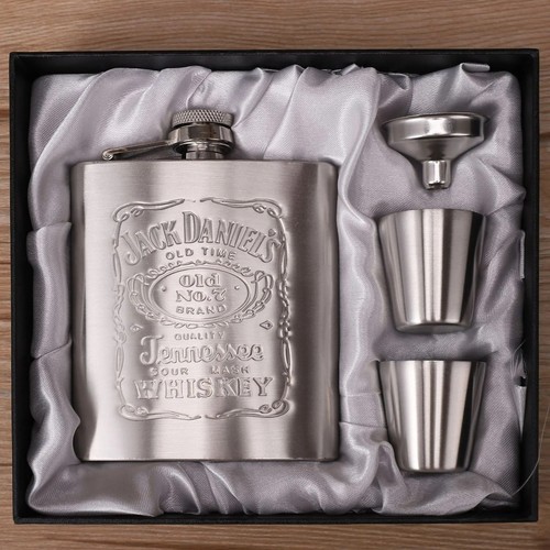Flachmann edelstahl set whisky - flachmann,