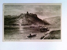 Ruine Rheinfels bei St. Goar, Astudin, Ansichtskarte, gelaufen 1923