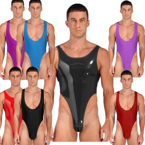 Herren einteiler lackleder - de,