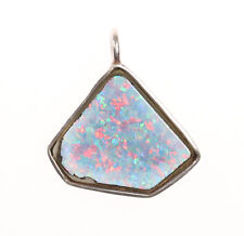 schöner 835er Silber Anhänger mit Opal-Dublette