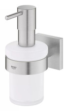 Grohe Start Cube Seifenspender mit Halter Supersteel 41098DC0