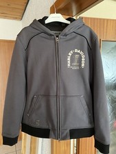Original Harley-Davidson Jacke Biker Zip Hoodie Arterial Grau in Größe XL