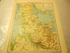 Landkarte Schleswig Holstein