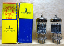 Pair siemens ecc83 - |, sehr