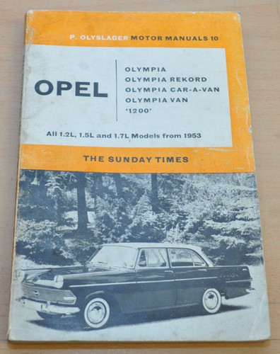 Opel olympia rekord - rekord, ab