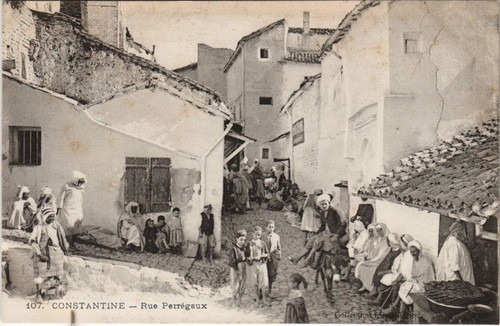Cpa algeria constantine - algeria, rue