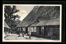Schmarbeck, Ansichtskarte, Altes Bauernhaus 