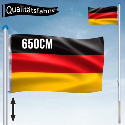 Aluminium fahnenmast m mit - fahnenmast, 6