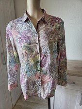 Erfo  42 Bluse mehrfarbig langarm Materialmix Sehr Guter Zustand
