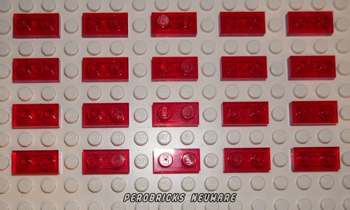Lego basic platten 1x2 - 20,