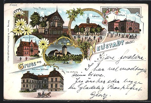 Lithographie neustadt - neustadt, /