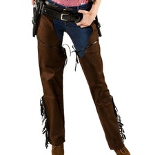 Damen-Chaps Wildlederoptik