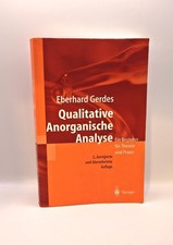 Eberhard Gerdes, Qualitative anorganische Analyse - Ein Begleiter für Theorie un