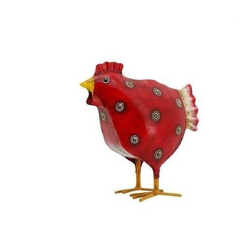 Henne rot punkten mittel - rot,