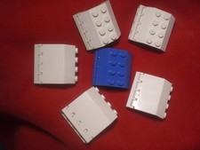 6x Lego Panel 4x4 mit