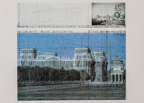 Christo kunstpostkarte - christo,