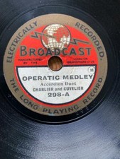 1928 ACCORDION DUET 8" 78