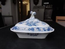 Zwiebelmuster Butter  Terriene  Teichert Stadt Meissen  Breite 25 cm