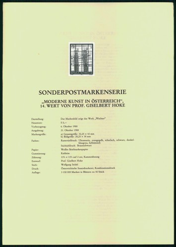 österreich schwarzdruck 1988 - schwarzdruck,