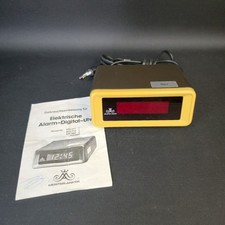 Meister Anker Electronische Alarm-Digital-Uhr Braun/Beige 70er Vintage Rarität ✅