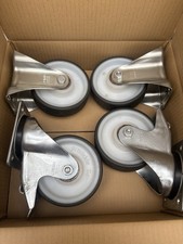 Blickle Rollen 150mm 2x Lenk 2x Bockrollen