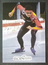 0118 Marion Wohlrab Eisschnelllauf Autogrammkarte original signiert