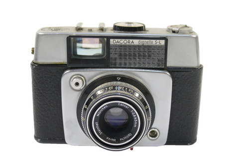 Vintage kamera dacora dignette - kamera,