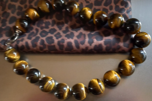 Kette tigerauge namibia cm - tigerauge,