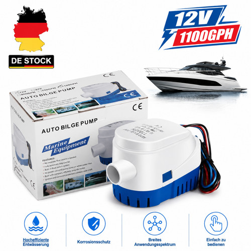 Bilgepumpe 1100gph boot - 1100gph,