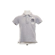 Tommy Hilfiger, Poloshirt, Größe: 110, Grau, Baumwolle, Print, Jungen #xLj