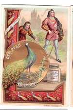 Liebig - älteres Kaufmannsbild - Sinnbilder - Der Pfau - gem. Abbildung