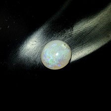 1x Semi-black Opal Ohrstecker