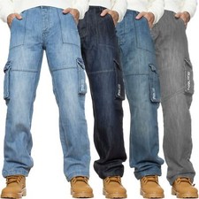 Herren Cargo Jeans Kampfhose
