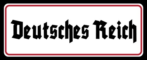 Blechschild 27x10 deutsches - blechschild,