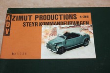 ADV Azimut 35038 Steyr Kommandeurwagen WW2 resin 1:35 NEU OVP RAR