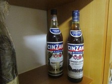 2 x Vintage Cinzano Vermouth